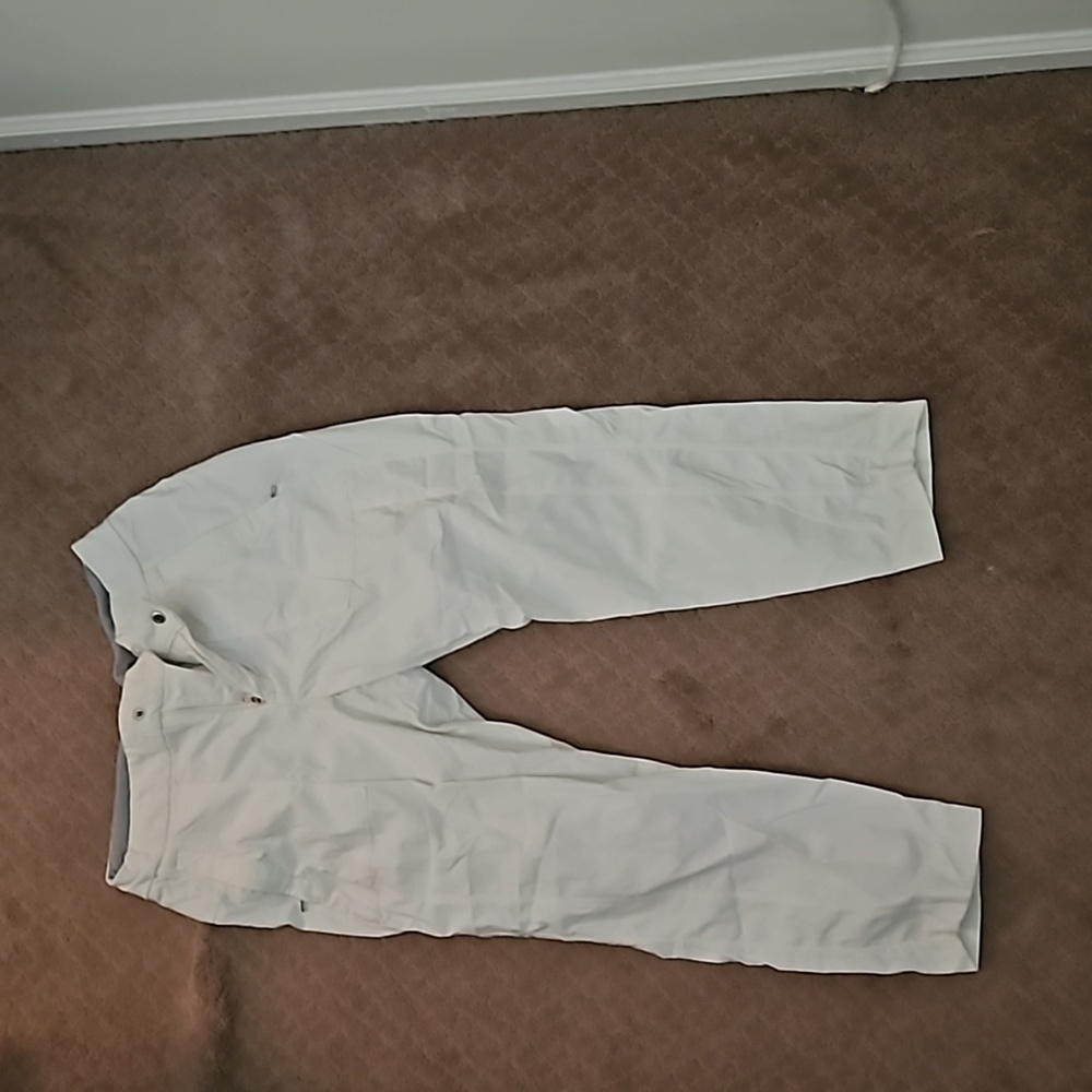 Athleta white comfy joggers